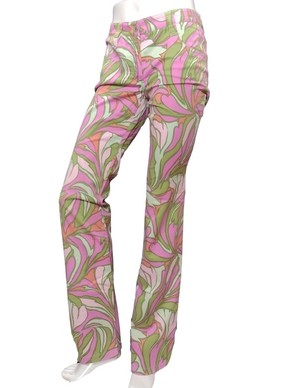 Dolce Gabbana Floral Print Pants - image 1