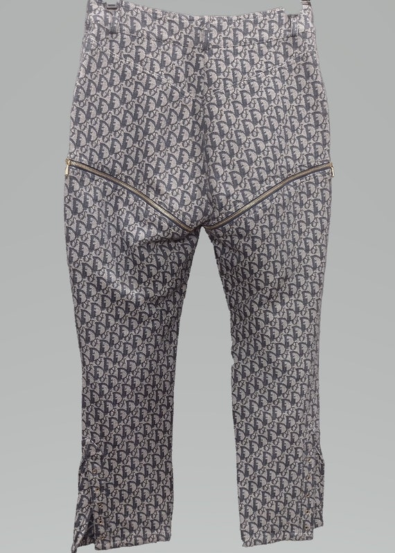 Christian Dior John Galliano Monogram Denim Zip-o… - image 9