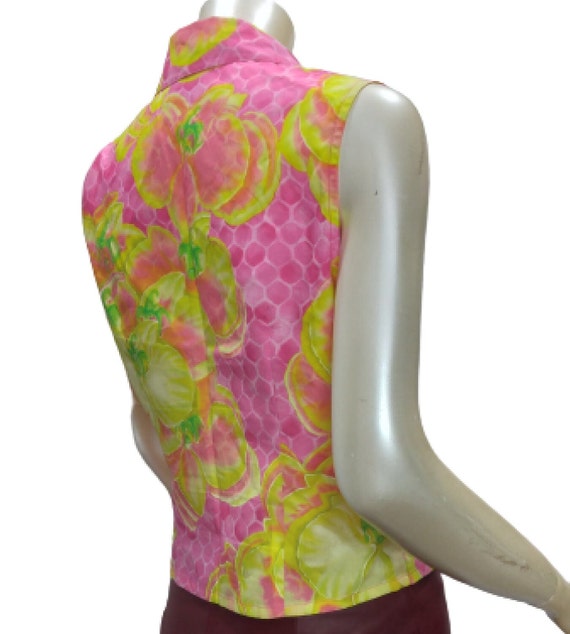 VERSACE JEANS COUTURE Vintage Sleeveless Floral P… - image 4