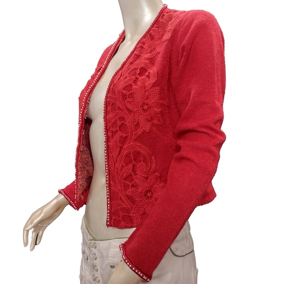 Invest in the Original VOYAGE Cardigan Top 1990s Vintage - Etsy