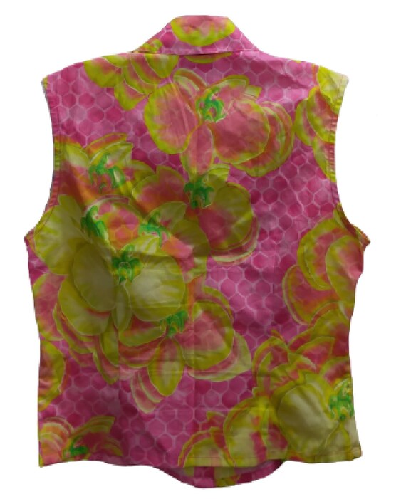 VERSACE JEANS COUTURE Vintage Sleeveless Floral P… - image 9