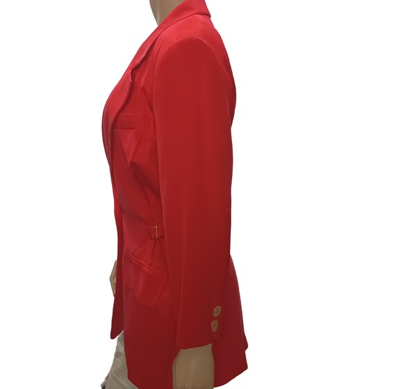 90s Vintage EMANUEL Red Party Blazer - image 3