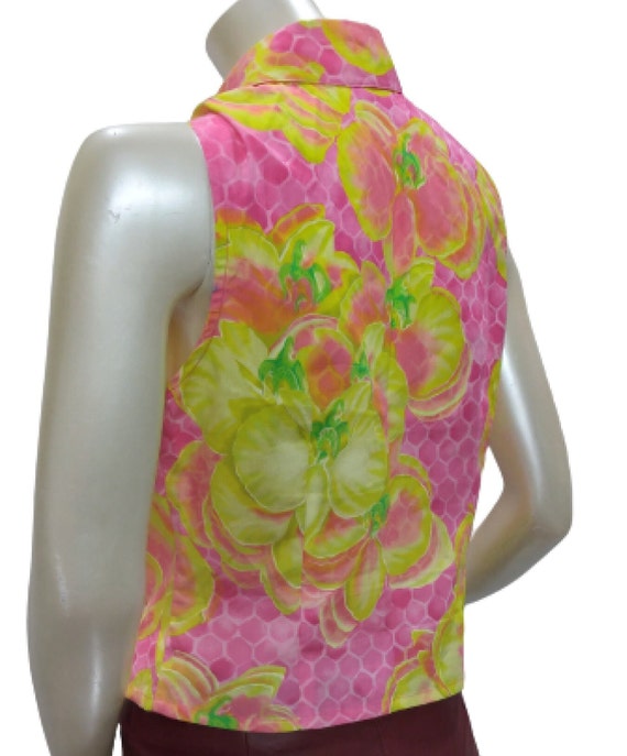 VERSACE JEANS COUTURE Vintage Sleeveless Floral P… - image 6