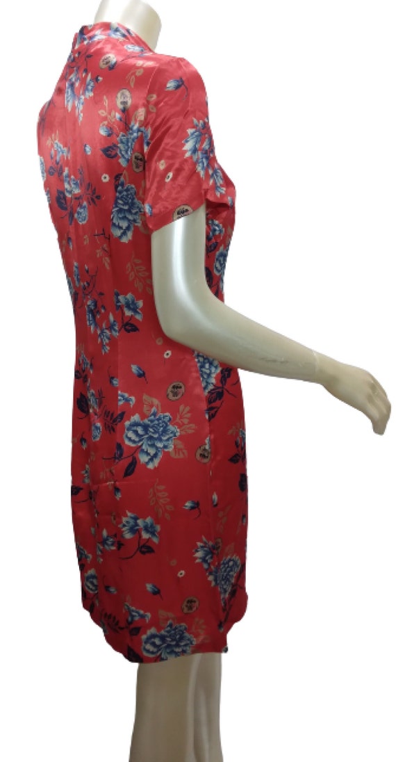 GUESS COLLECTION Vintage Silk Cheongsam Dress - image 9