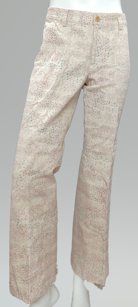 Vintage ISSEY MIYAKE Floral Print Pants - image 2