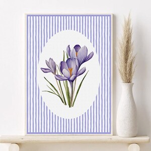 Blooming Meadow Print | Farmhouse Spring Wall Art | Soft Pastel Floral Decor | Cottagecore Botanical Prints | Rustic Flower Illustration