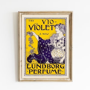 Vintage französisches Jugendstil-Werbeplakat I europäisches Werbeplakat I Vintage-Plakatkunst I Vintage-Küchendekor