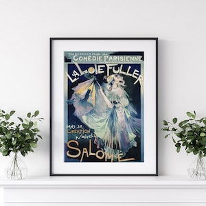 Art deco poster, retro poster, show poster, poster art, french comedy, parisien vintage theater poster, vintage impression, french poster