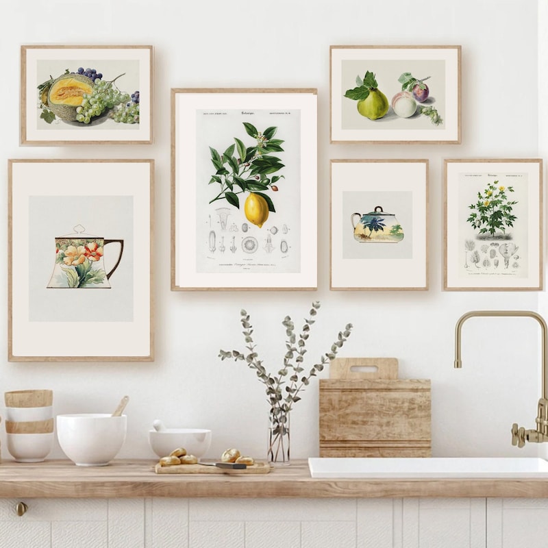 Vintage Kitchen Art - Etsy