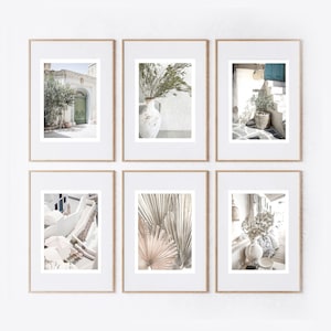 Santorini print, Grece boho photography, Greece wall art, coastal print, ancient art, Santorini wall art, travel decor, boho greek wall art