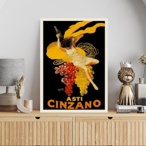 Póster retro de licor francés | Cartel publicitario vintage | Arte para bares clandestinos | Decoración de bar de cócteles | Arte imprimible