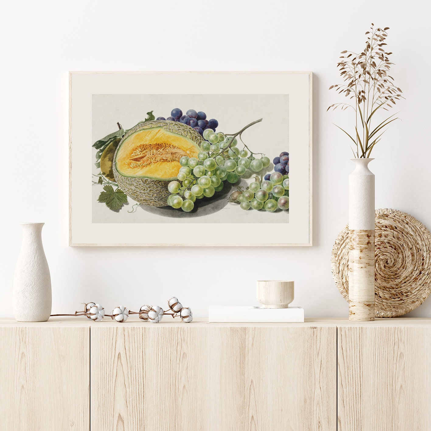 Kitchen Gallery Wall Art Set of 6 Vintage Fruit Prints Etsy