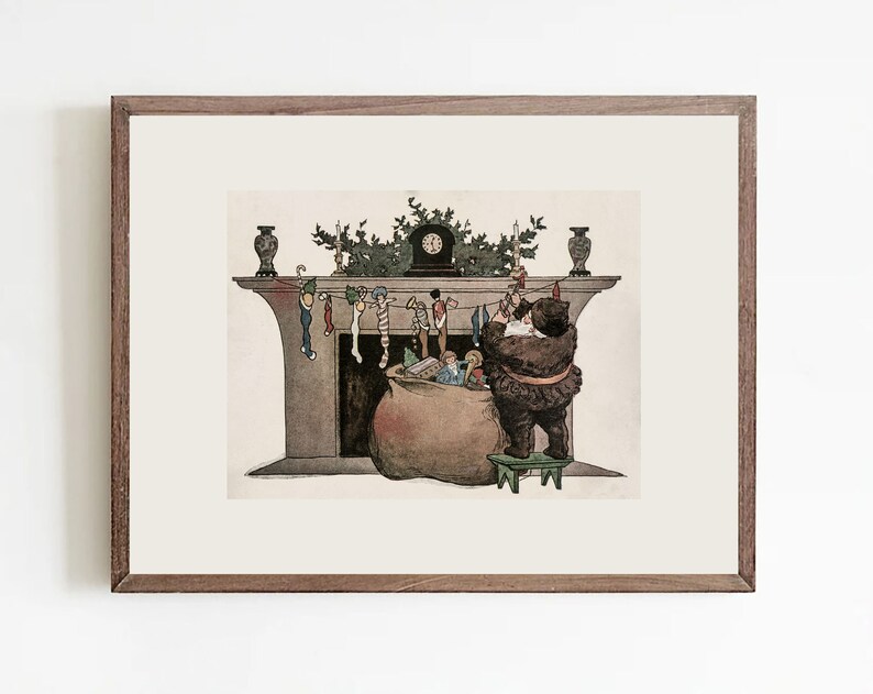 printable-christmas-wall-art-retro-christmas-art-vintage-etsy