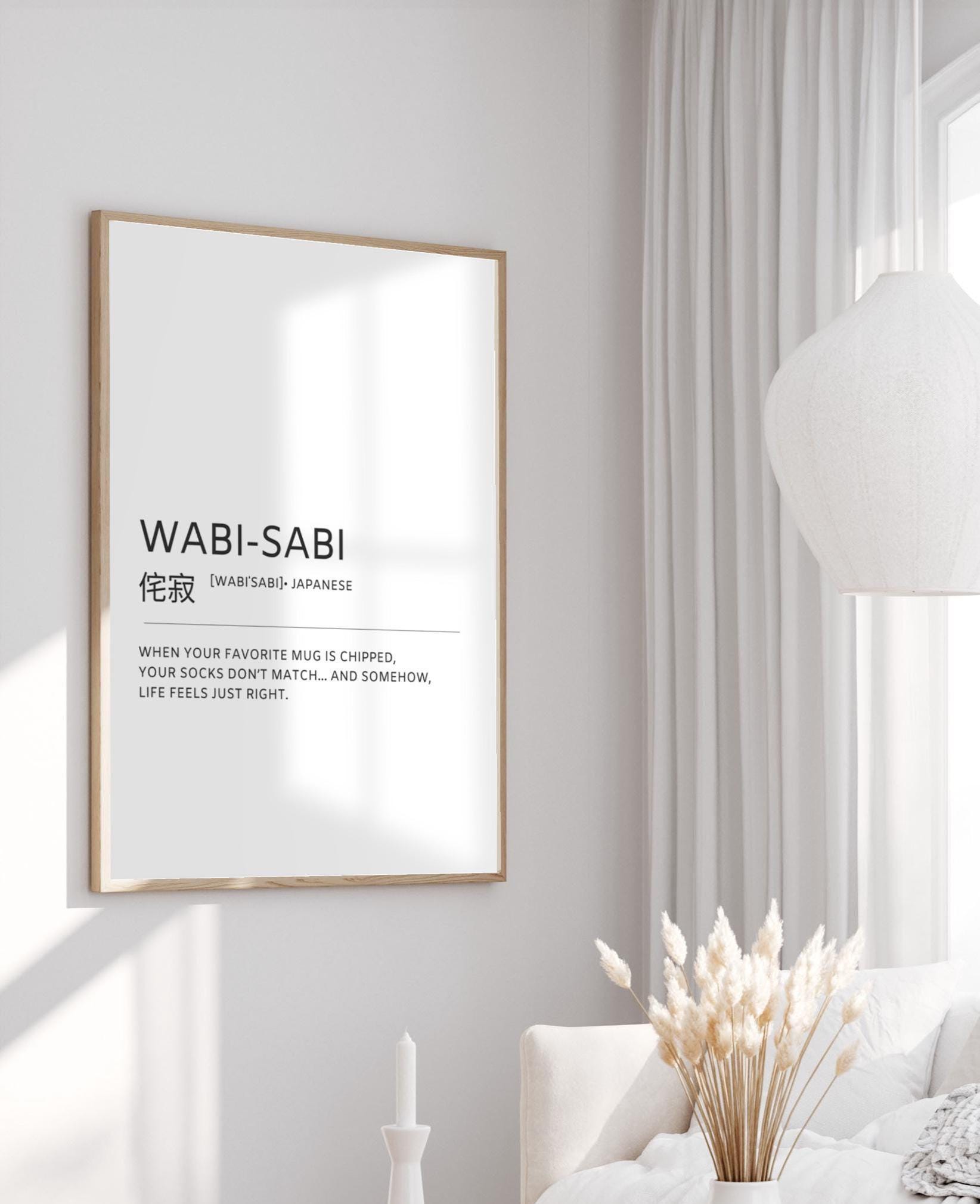 WABI-SABI Définition | Minimalist Kawaii Wall Art With Japanese