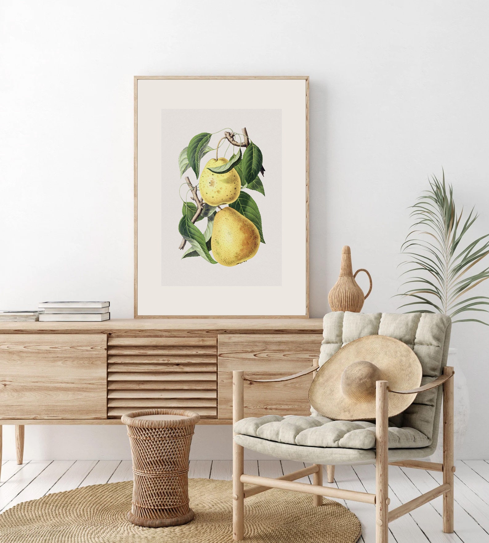 Kitchen Gallery Wall Art Set of 6 Vintage Fruit Prints Etsy