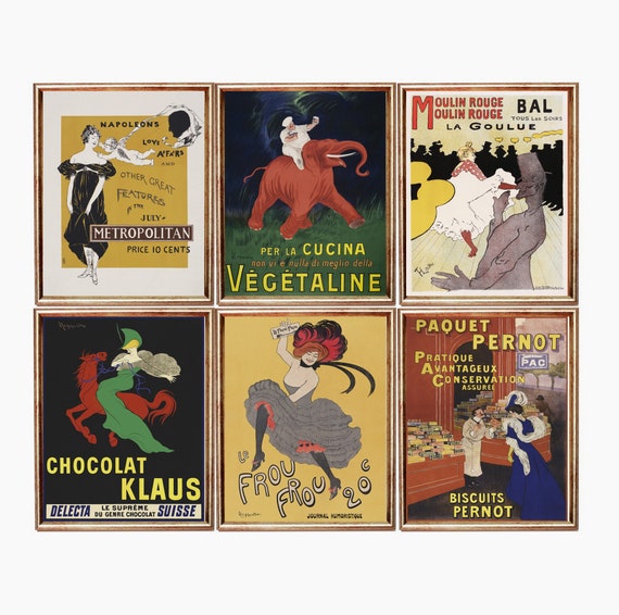 Retro French Poster Print, Food and Drink, French Advertising
