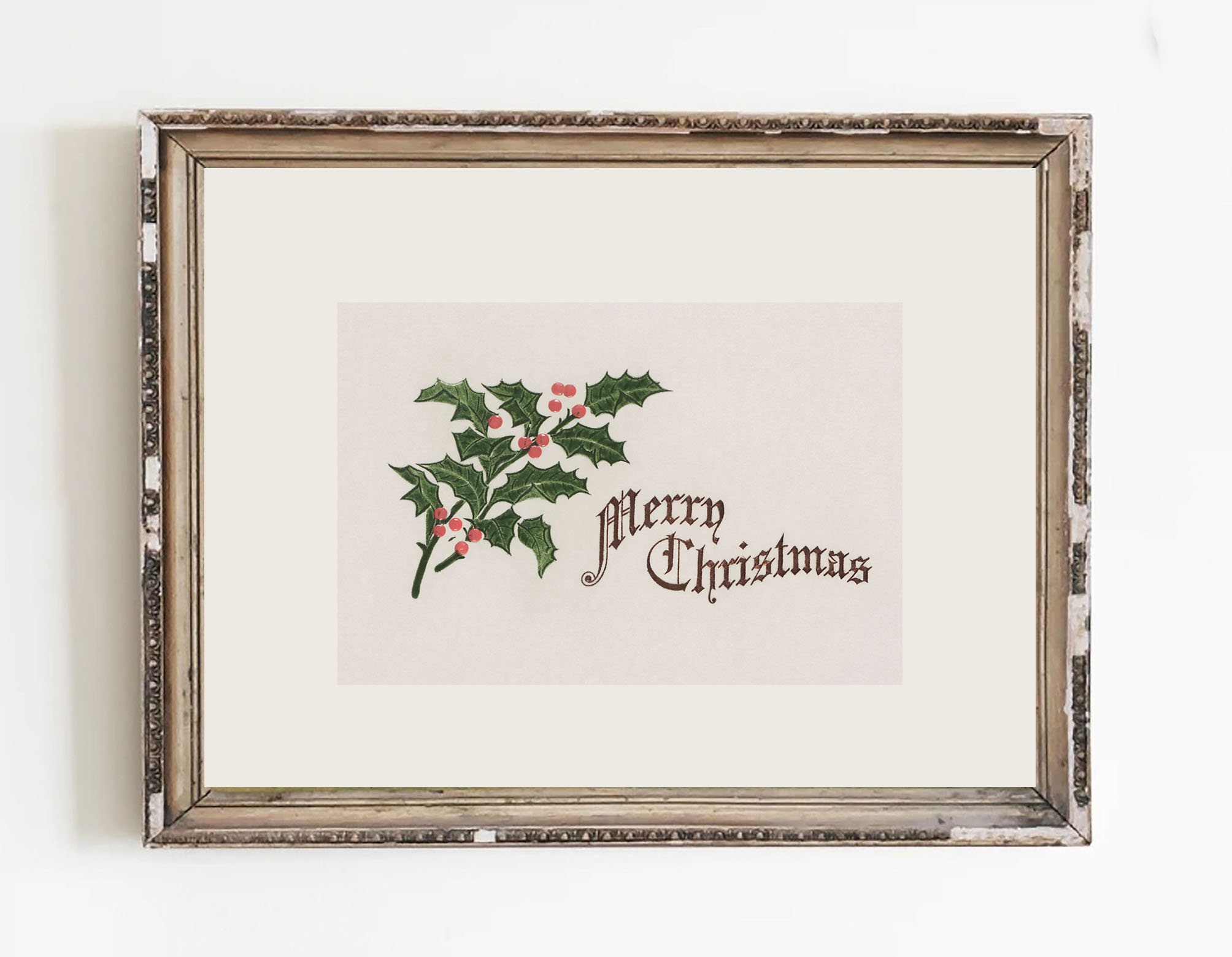 Printable Christmas Wall Art Retro Christmas Art Vintage - Etsy