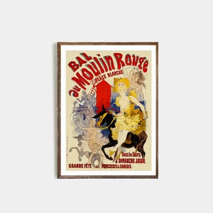 Cartel publicitario del Viejo París | Arte escénico vintage | Impresión de espectáculo retro | Arte digital | Decoración de interiores y bares