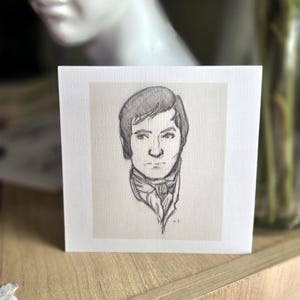 Mr. Darcy Sketch Print