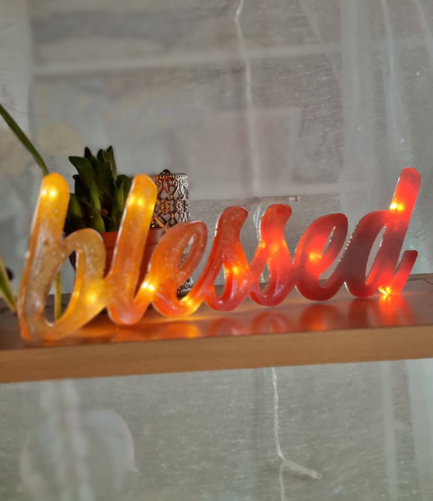 Décoration Blessed | Béni 25cm