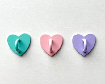 Heart Charm Hook / Phone Hook / Phone Accessory / Gift Idea / Phone Charm / Phone Chain / Phone Strap / Kawaii Phone Charm / Kpop Charm