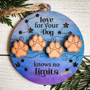 Pet Ornament, Rainbow Bridge Ornament for Pet, Cat Ornament, Dog Ornament, Horse Ornament. Tribute to Pet Ornament