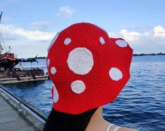 Mushroom Crochet Bucket Hat