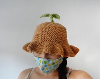 Sprout Crochet Bucket Hat