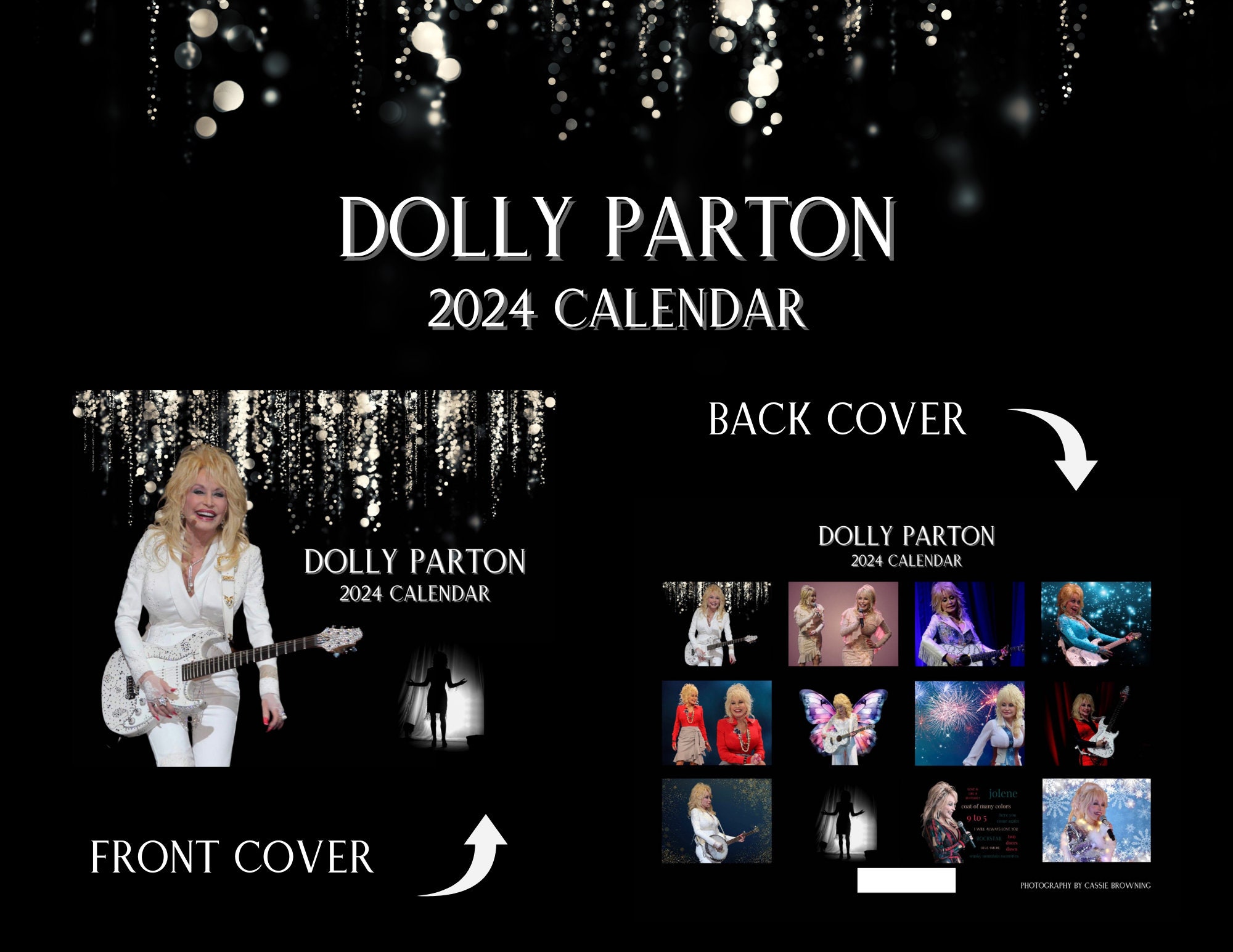 Dolly Parton Calendar, Wall Calendar, Photo Calendar, Country Music Etsy