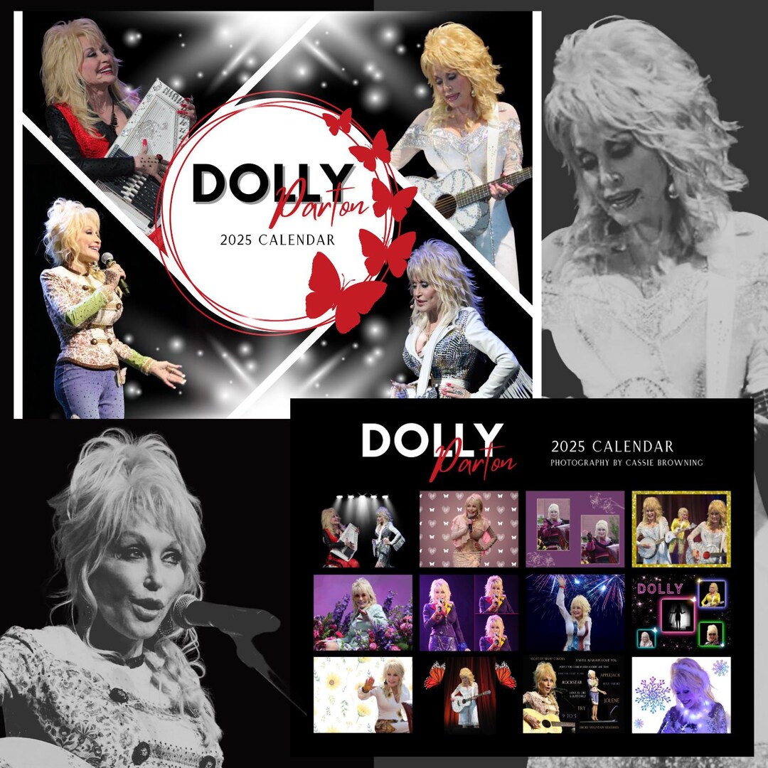 Dolly Parton 2025 Wall Calendar Etsy Il Bhxo