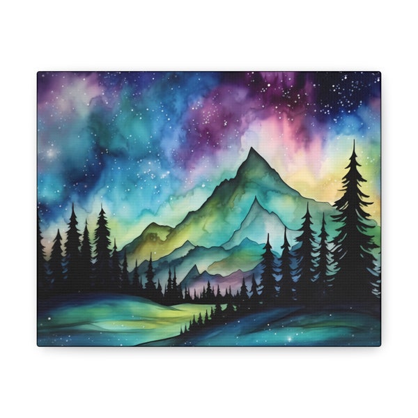 Northern Lights Canvas Gallery Wraps