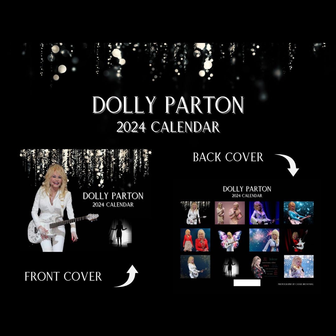 Dolly Parton Calendar, Wall Calendar, Photo Calendar, Country Music Etsy