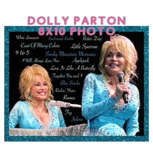 Dolly Parton 8x10 Photo, Country Music Printed Picture
