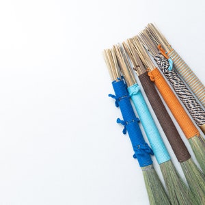 handmade ,sorghum,besom,altar,witch,wicca,bamboo broom,decor,cleaning utility, decor brush,vintage ,grass broom, ritual cleansing witchcraft
