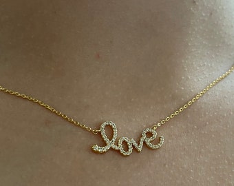 Love Choker Necklace - Etsy