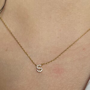 Letter necklace, initial necklace, letter chain, necklaces for women, handmade necklace, birthday gift for her, letter name necklaces