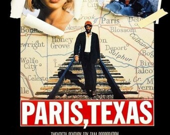 PARIS TEXAS Movie POSTER 27x40 Harry Dean Stanton Nastassja Kinski Dean 