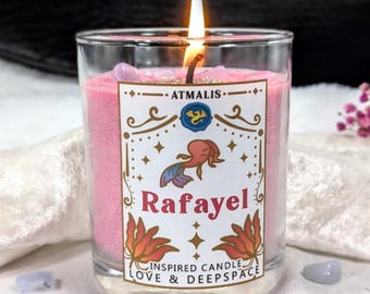Rafayel || Love and deepspace || Scented Candle || Gift ||  Handmade, Soy wax, Bio, Vegan, Rustic