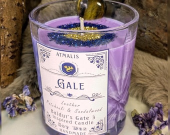 Gale || Baldur's Gate 3 || Scented Candle || Gift ||  Handmade, Soy wax, Bio, Vegan, Rustic