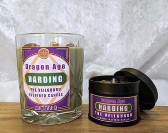 Lace Harding || Dragon Age Veilguard || Scented Candle || Gift ||  Handmade, Soy wax, Bio, Vegan, Rustic