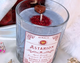 Astarion || Baldur's Gate 3 || Scented Candle || Gift ||  Handmade, Soy wax, Bio, Vegan, Rustic