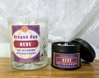 Neve Gallus || Dragon Age Veilguard || Scented Candle || Gift ||  Handmade, Soy wax, Bio, Vegan, Rustic