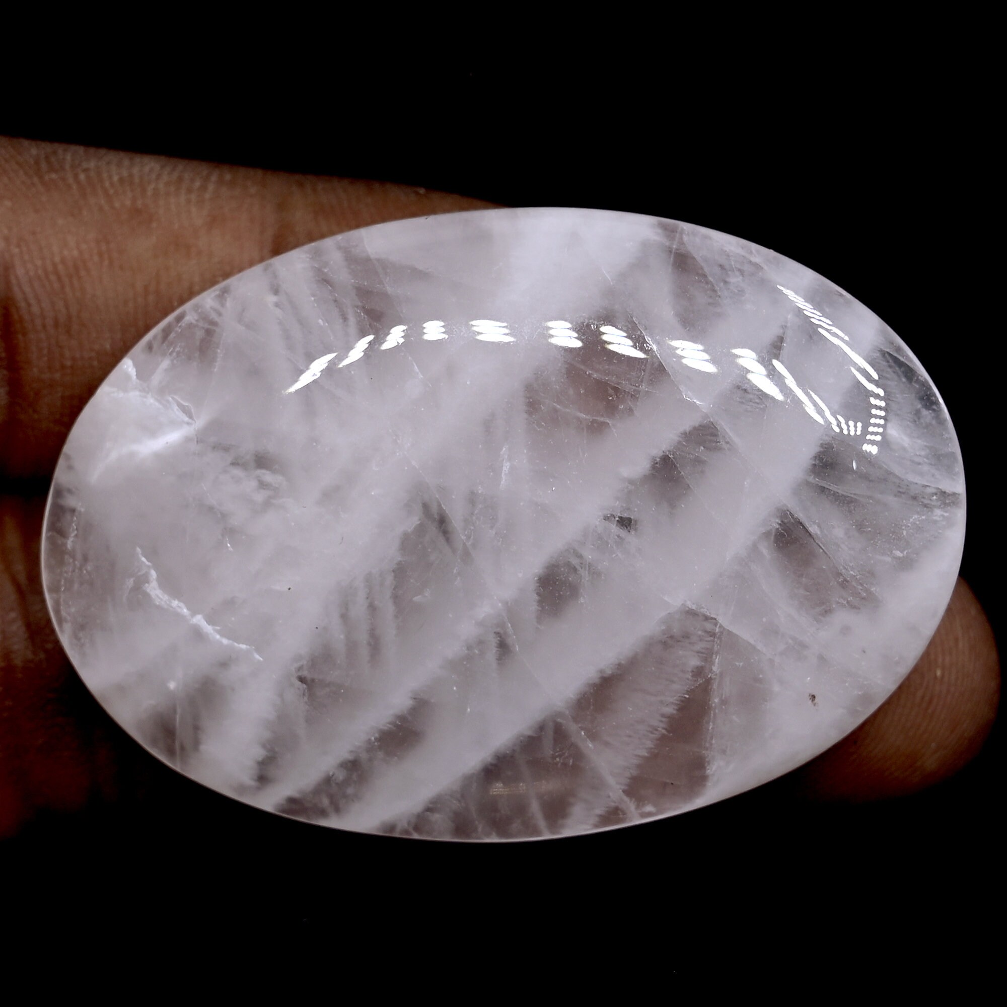 Amazing 100 Natural White Rose Quartz Loose Gemstone Cabochon Etsy UK