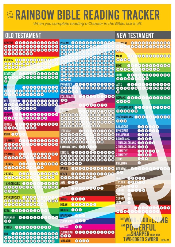 Rainbow Bible Color Chart