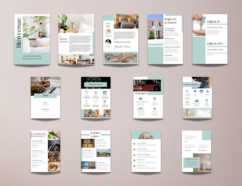 Livret D'accueil Airbnb Français Livre De Bienvenue  Etsy Singapore