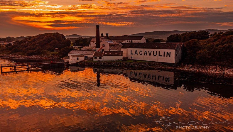 distillery	islay photography	Lagavulin Distillery	lagavulin	islay	islay distilleries	isle of islay	port ellen	whisky	sunset	islay sunset	landscape photos	beautiful