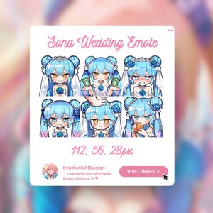 Sona Crystal Rose Wedding Emote Twitch | Discord Emotes | League of Legends Emote | Twitch Streaming | Sona | Sona League of Legends |