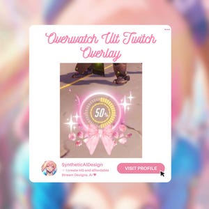 Ingame Layout | Overlay Game | VTuber | Kawaii | Lace | Twitch Overlays | Flowers | Overwatch 2 Overlay | Layout | Overlay Stream | Overwatch