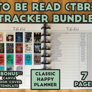 TBR Tracker Booktok Journal Insert Printable To Be Read List 2025 Reading Tracker Checklist Template Bujo PDF Bundle Books To Read List CHP