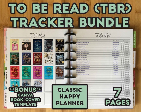 Reading Journal Printable Book Series Tracker Planner With -  in 2023